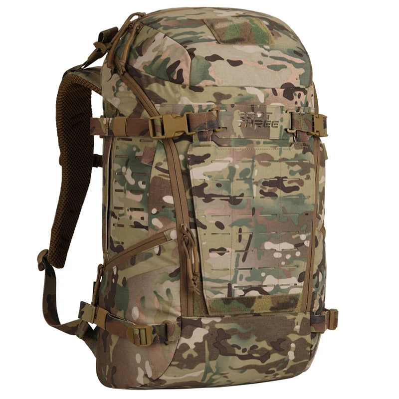 45L 500D/DML Nylon Waterproof MOLLE Tactical Backpack Outdoor Fishing Camping Hiking Bag Multi Layer Detachable DIY Backpack