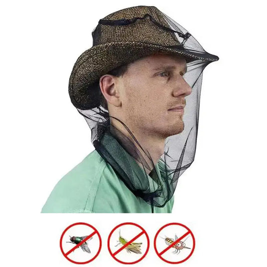 Anti Mosquito Bug Bee Insect Mesh Hat Face Protect Net Cover With Storage Bag For Travel Camping Outdoor Equipment
