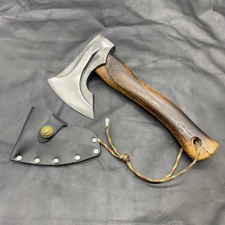 Tactical Survival Ax Camping Supplies Professional Hatchet for Firewood Hand Axe Survival Accessories Portable Ax Cutting Wood