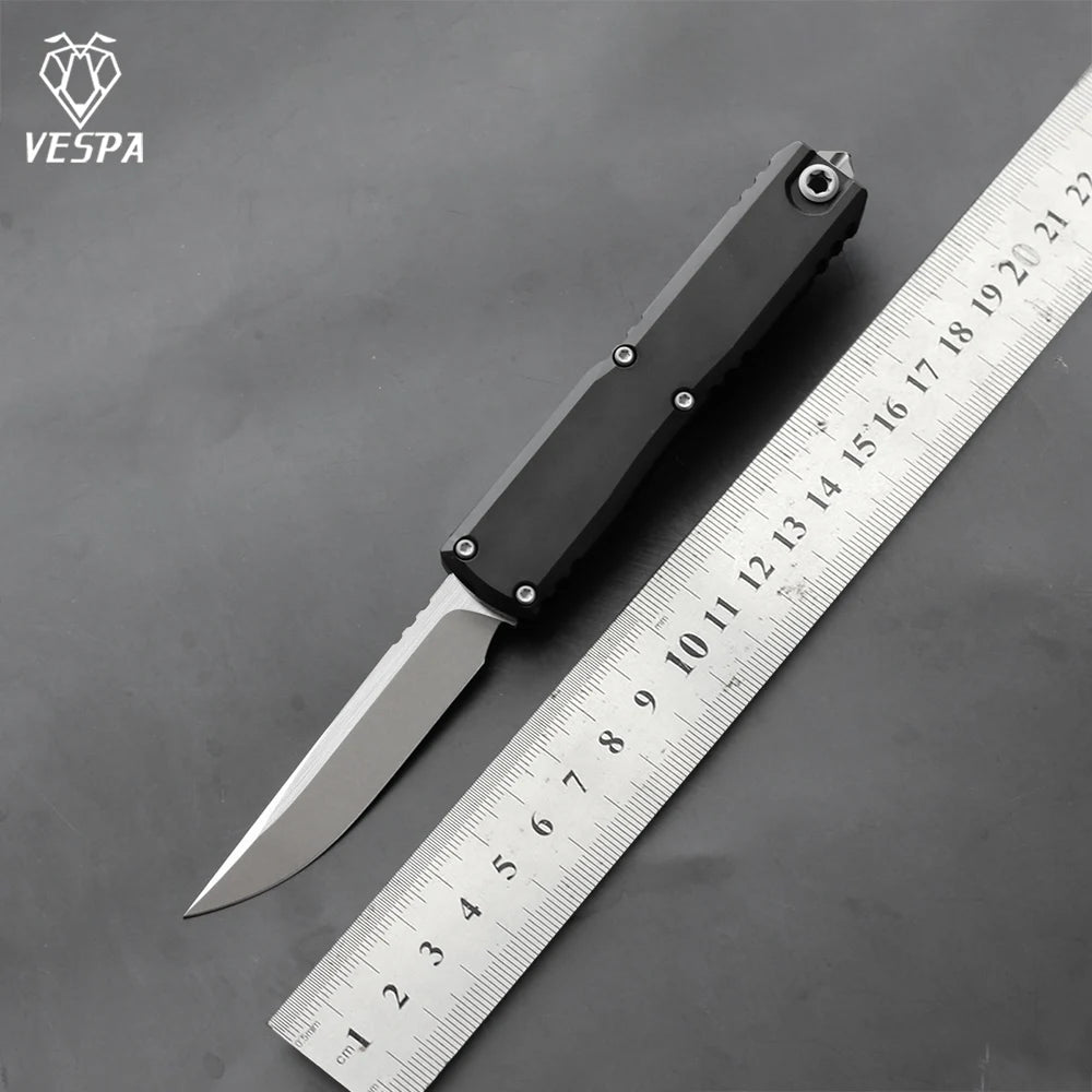 VESPA 0-point rotation M390 blade, 7075-T7 aluminum handle, outdoor EDC tool