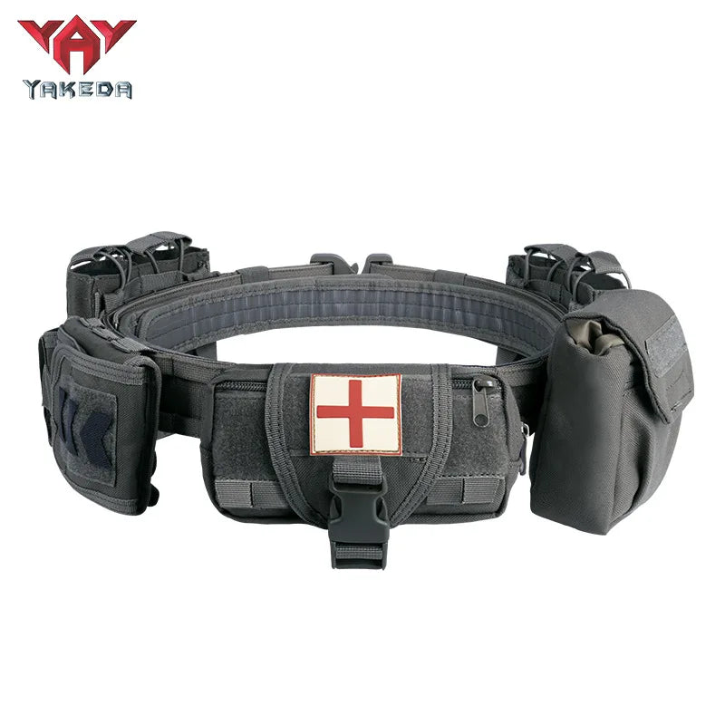 Yakeda Gear User Outdoor Black Hunting Tactics Law Enforcement Duty Security Traffic air gun Belt airsoft equipment Camo
