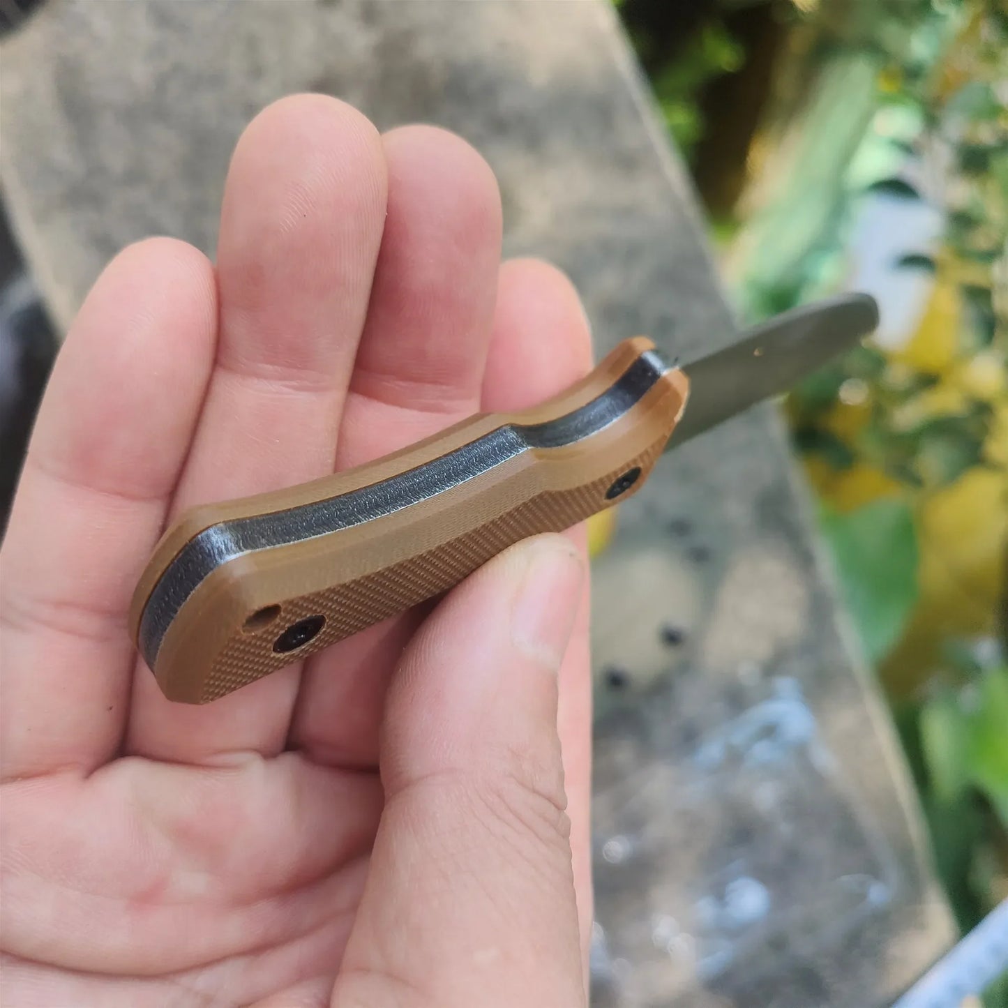 New G10 Handle Outdoor Camping Survival Fixed Blade Straight Knife EDC 420 Stainless Steel Sharp Neck Knives With Kydex Sheath