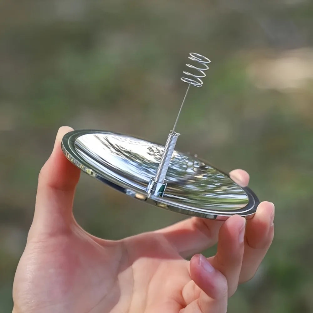 Outdoor Fire Starter Reflective Mirror Solar Windproof Waterproof for Mountain Climbing Camping Survival Fire Cigarette Lighter