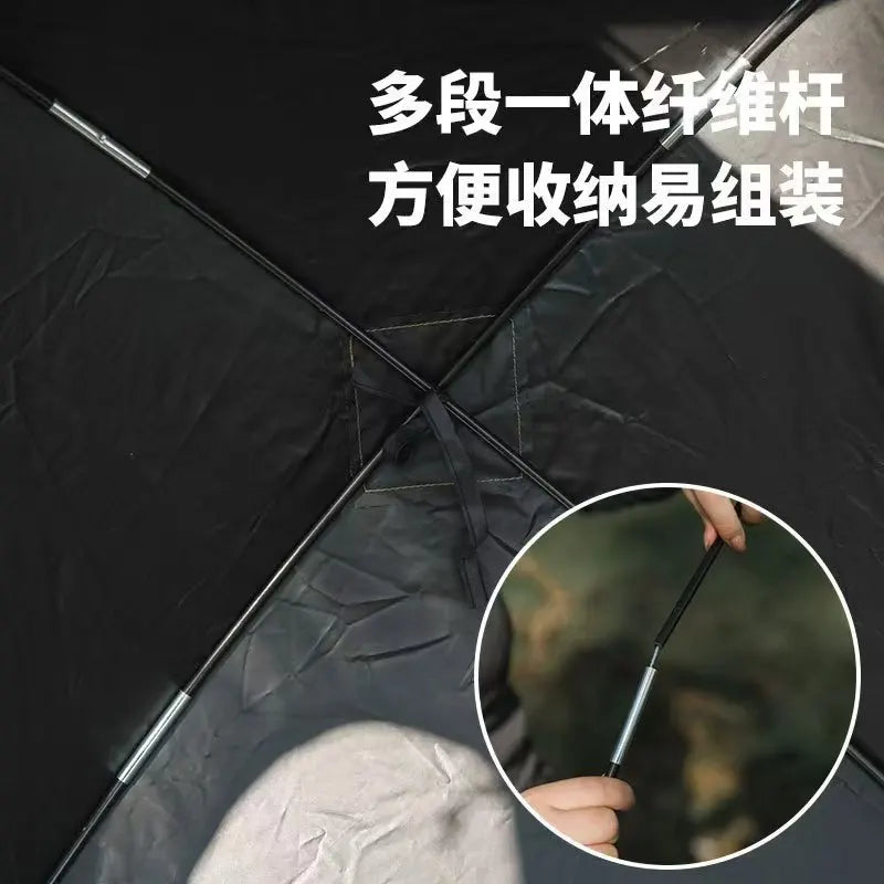 Outdoor Camouflage Camouflage Bird Watching Tent 270 ° Forest Multi-person Round Portable Hunting Tent