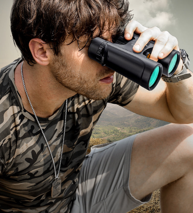 Celestron Outland X 8x42 10X42 Green Binoculars Waterproof & Fogproof Binoculars for Adults Multi-Coated Optics and BaK-4 Prisms