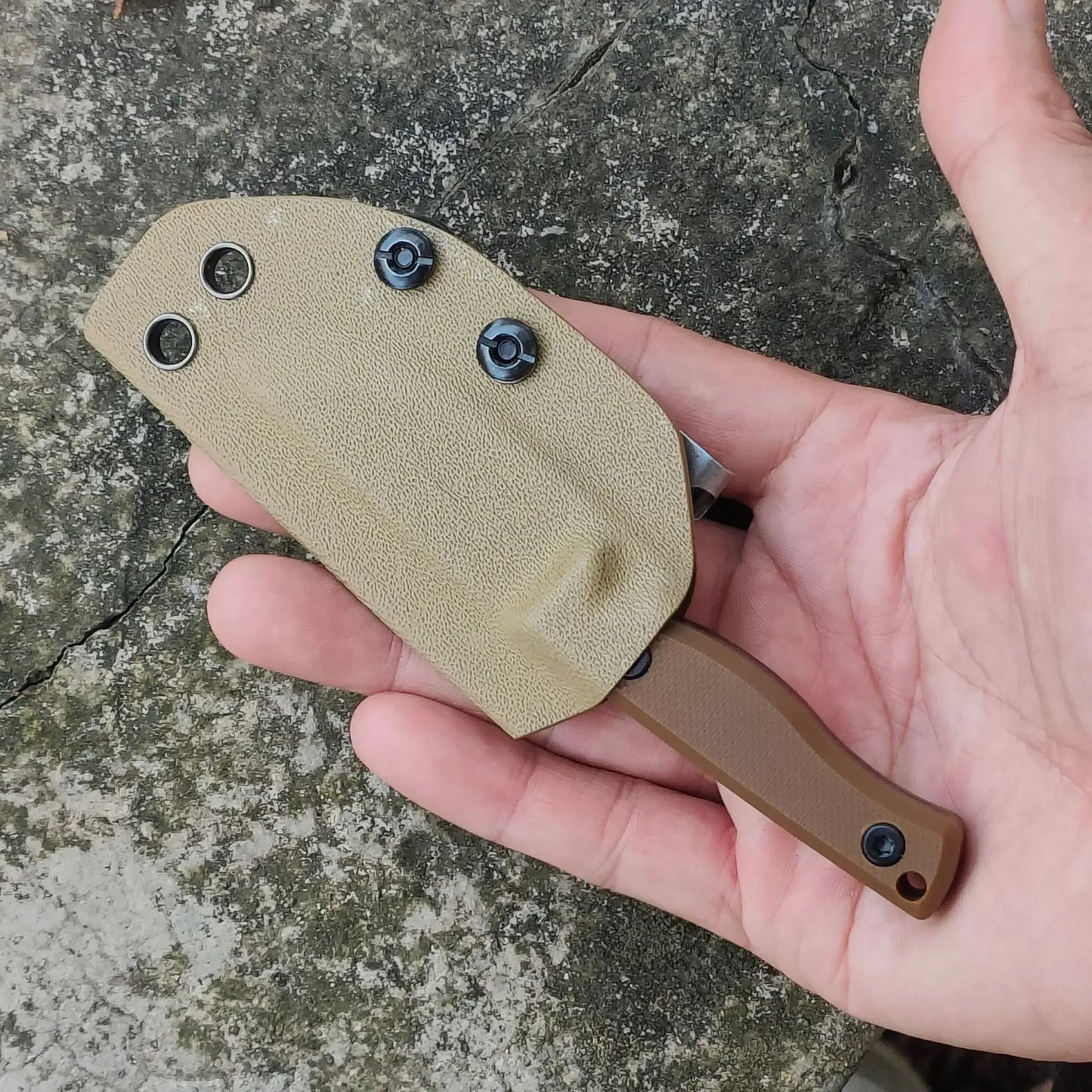 New G10 Handle Outdoor Camping Survival Fixed Blade Straight Knife EDC 420 Stainless Steel Sharp Neck Knives With Kydex Sheath