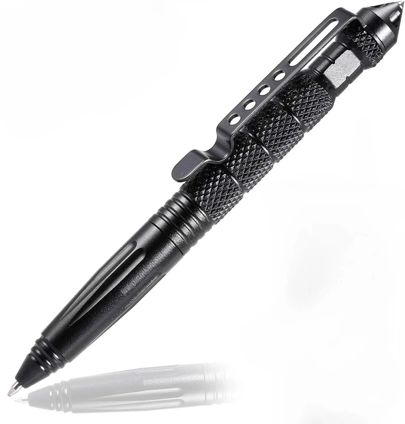 Military Tactical Pen, Professional Self Defense Pen, Emergency Glass Breaker Pen - Tungsten Steel