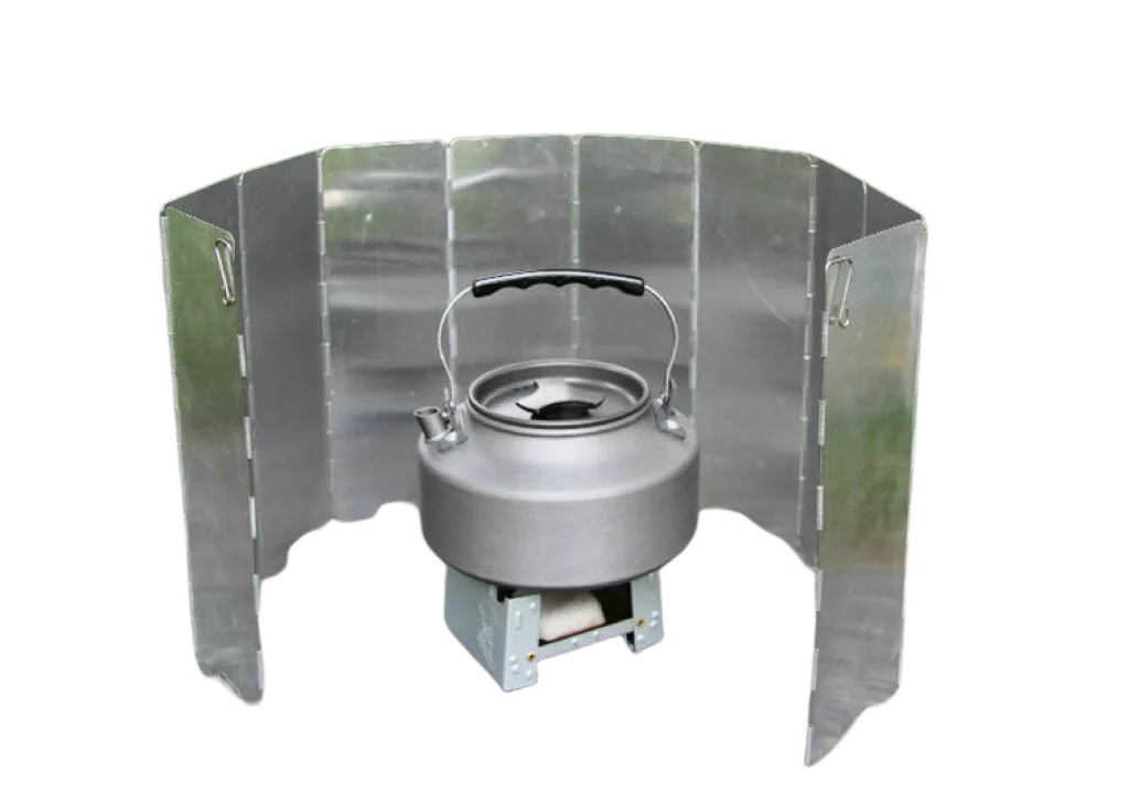 8/9/10 Plates Gas Stove Wind Shield Outdoor Camping Picnic Cooking Burner Windproof Screen Aluminum Alloy Wind Screen