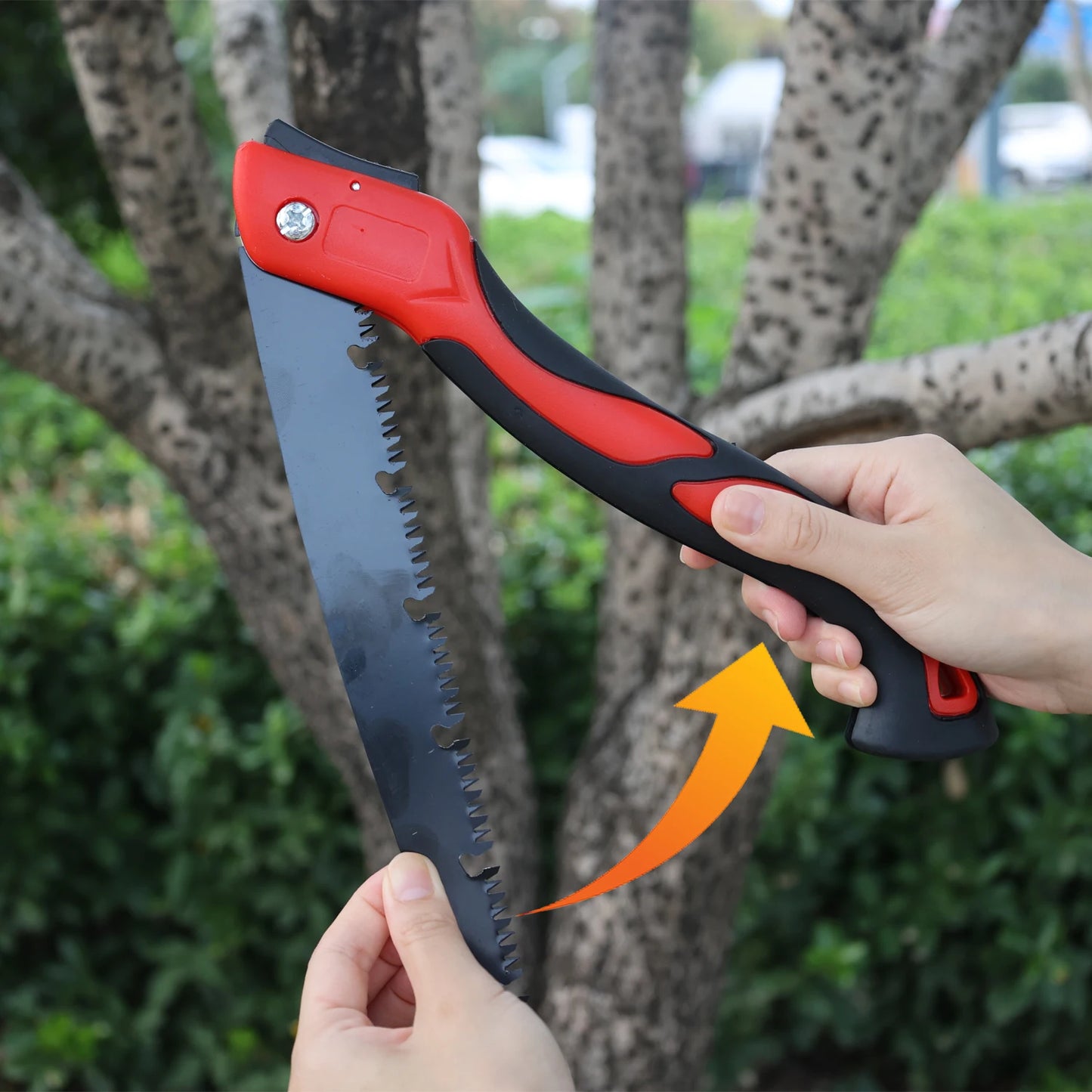 Folding Heavy Duty Hand Saw Camping Tourist Saw Portable Handy Wood Cutting Tool Garden Tree Pruning Trimming Cutting