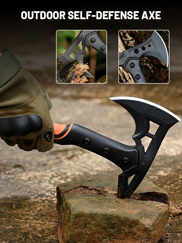 Outdoor Axe Outdoor Self-Defense Axe,Outdoor Camping Axe,Camping Tactical Axe,multifunctional Woodworking Axes,survival hatchet