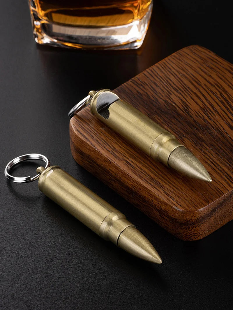 Metal Keychain Match Lighter, Portable Retro Waterproof Lighter, Emergency Survival Equipment Lighter Barbecue Camping Gifts
