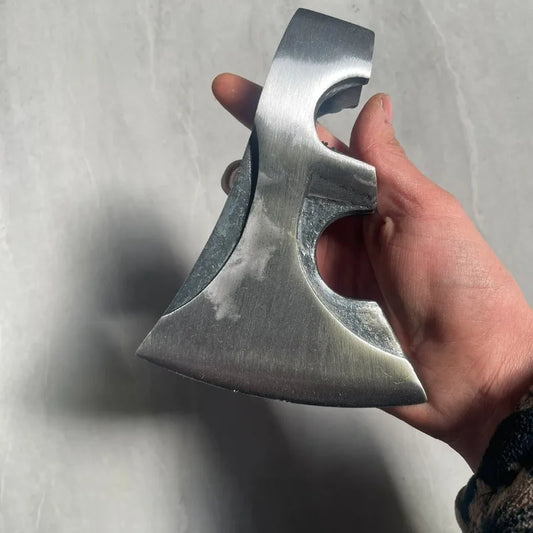 Survival Axe Heads Only Outdoor Camping Equipment Axe Head Steel Play Appreciate Ax Head Splitting Wood Firewood Hand Tools