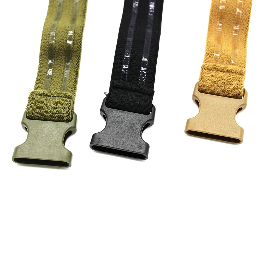Tactical Elastic Anti-slip Thigh Belt Leg Strap Thigh Holster Bond Leg Hanger with Quick-Release Buckle Hunting Accessories Gear