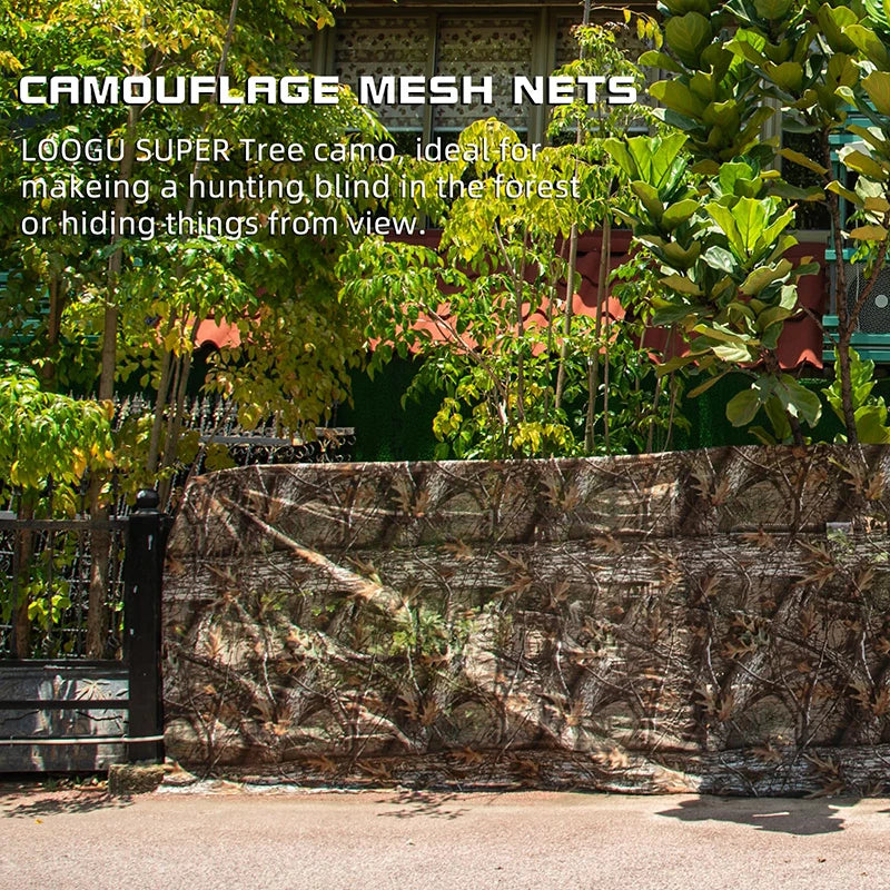 Camo Hunting Netting 1.5*2/3/4/5/6/8/10/12/15m 300D Tree2 Sunshade Garden Tent Hood Background Decoration Snow Winter Camouflage