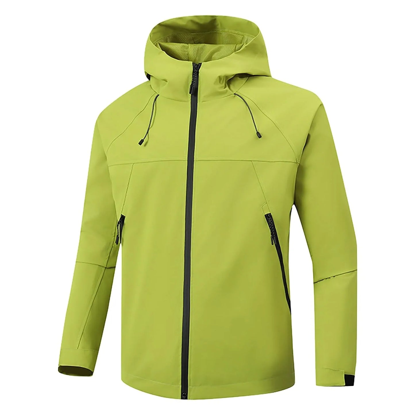 Women's Outdoor Jacket Casual Zipper Hooded Jacket Breathable Windproof Waterproof and Stain-resistant Mountaineering Clothing