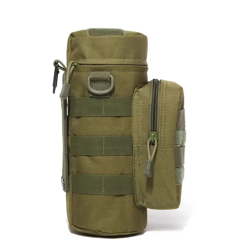 Tactical Molle Water Bottle Bag Pouch Holder Outdoor Travel Camping Hiking Cycling Fishing Hunting Water Bottle Kettle Carrier