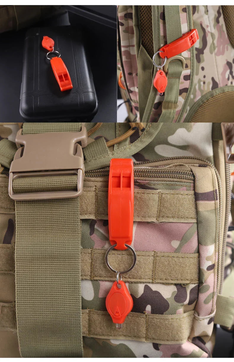 1PC Emergency Whistles with Lanyard Safety Whistles for Kayak Life Jackets Lifeboats Fishing Boats Camping Hiking Hunting