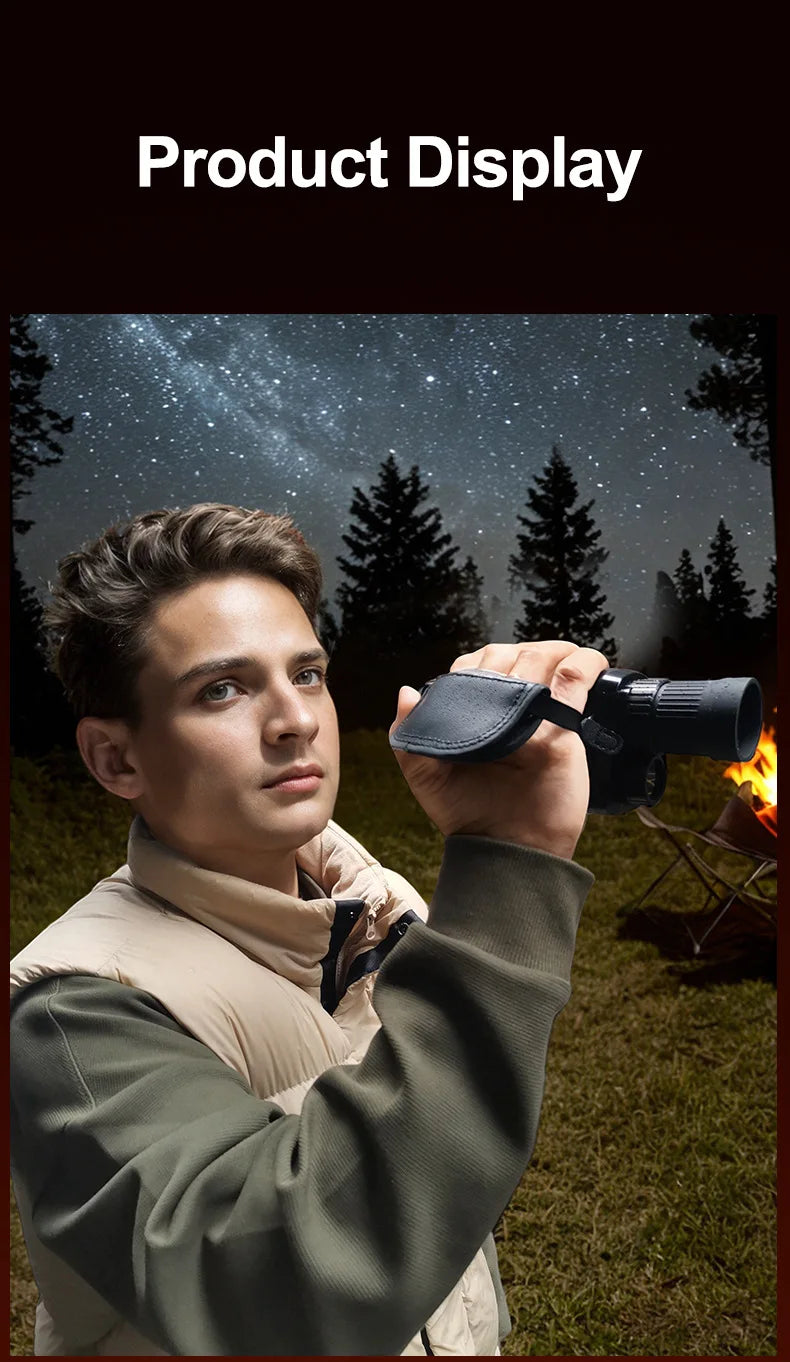 Monocular Night Vision Device 16X Digital Zoom 1080P HD Infrared Camera Hunting Telescope Outdoor Search Full Darkness 300m