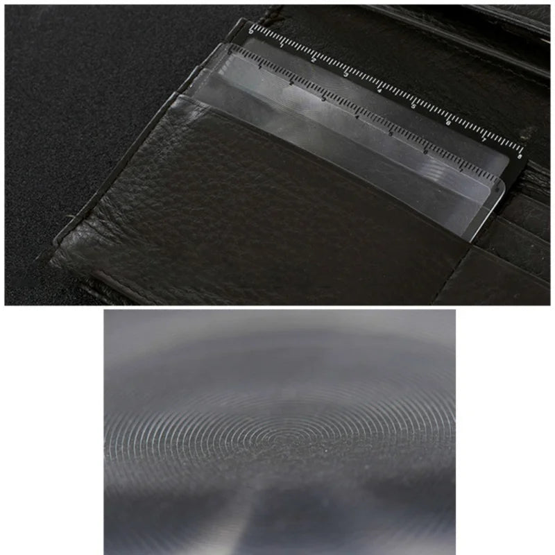 Solar Igniter Fire Starter Ruler Emergency Magnifier Portable Pocket Magnifying Sheet Card for Outdoor Camping Traveling Climb