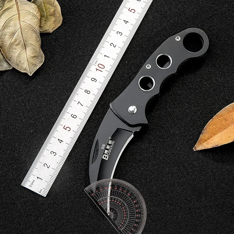 Outdoor Eagle Claw Military Knife Curved Detached Express Short Personalized Carrying Wolf Folding Knife Camping Survival Knife