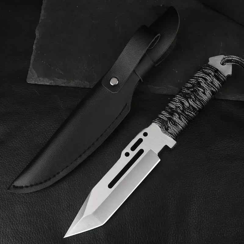 NEW Outdoor EDC Self-Defense Knife, Outdoor High Hardness Lifeguard Knife, Stainless Steel Knife for Camping Climbing