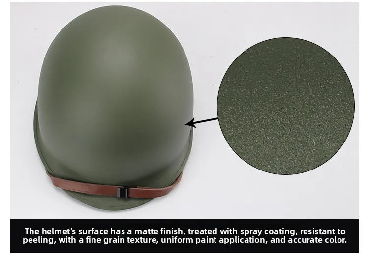Tactical Battle Helmet Double Layer Anti-Lo Steel Helmet Field Brother Cany Heaear Film And TV Props Military Fan Gear