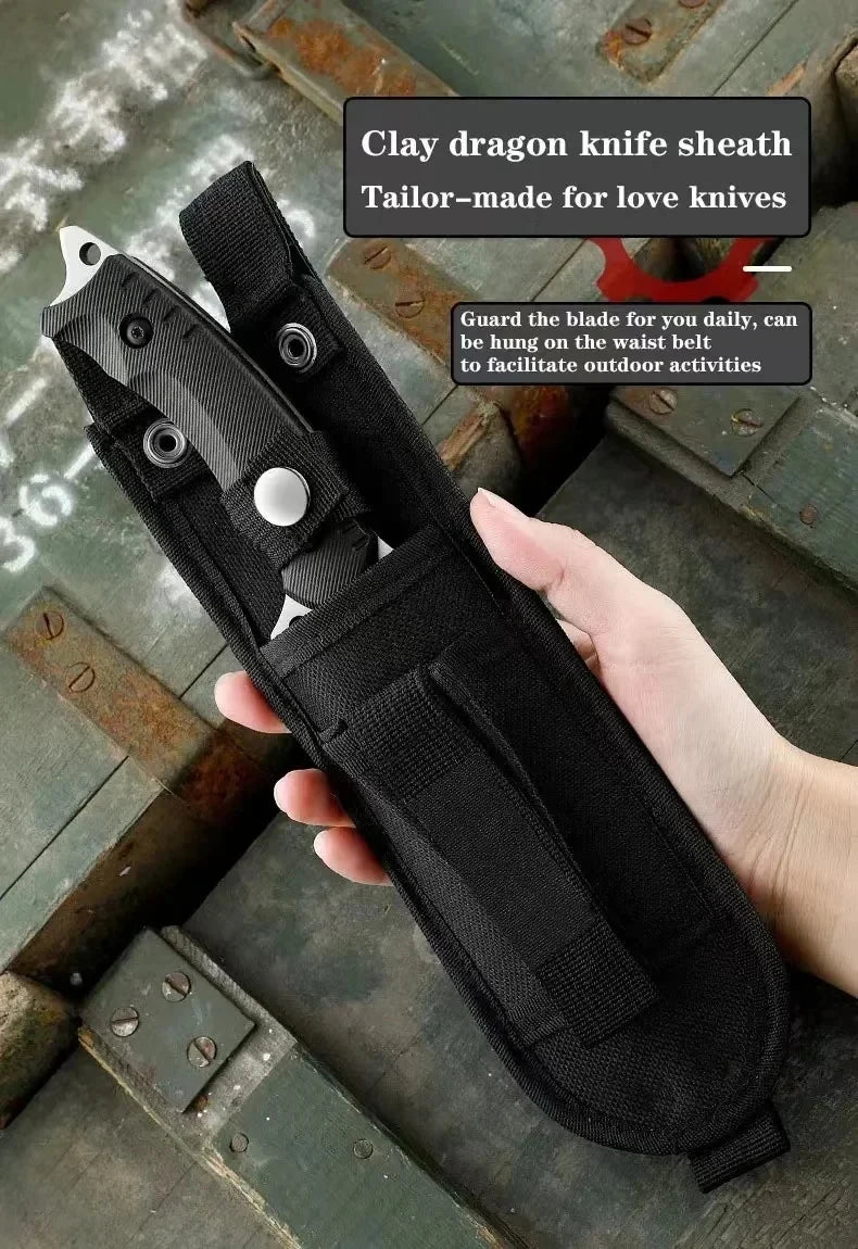 Portable High Hardness Survival Knife Straight Outdoor Tool Pocket Military Hunting Tactics Knife