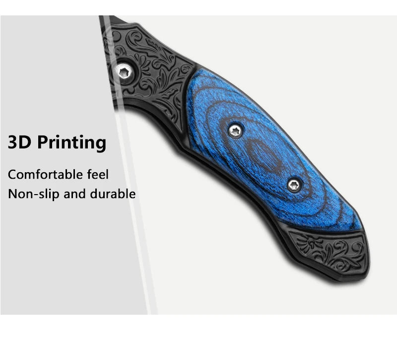 Portable Outdoor Folding Knife for Camping, Mini Household Stainless Steel Fruit Knife, Letter Opener Folding Knife