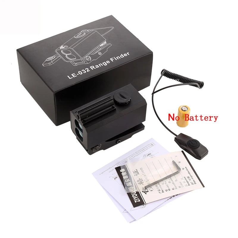 LE-032 Range Finder 1200M IP65 Waterproof Outdoor Realtime Tactical Mini Laser Rangefinder Hunting Scope Mountable For Aim Sight