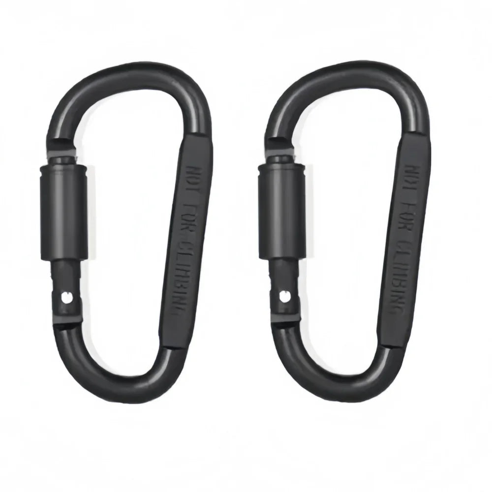 2-6PCS Carabiner Set For Key Camping Survival EDC Outdoor Keychain Clip  Alloy Aluminum Tactical Caribiner Hook Karabiners