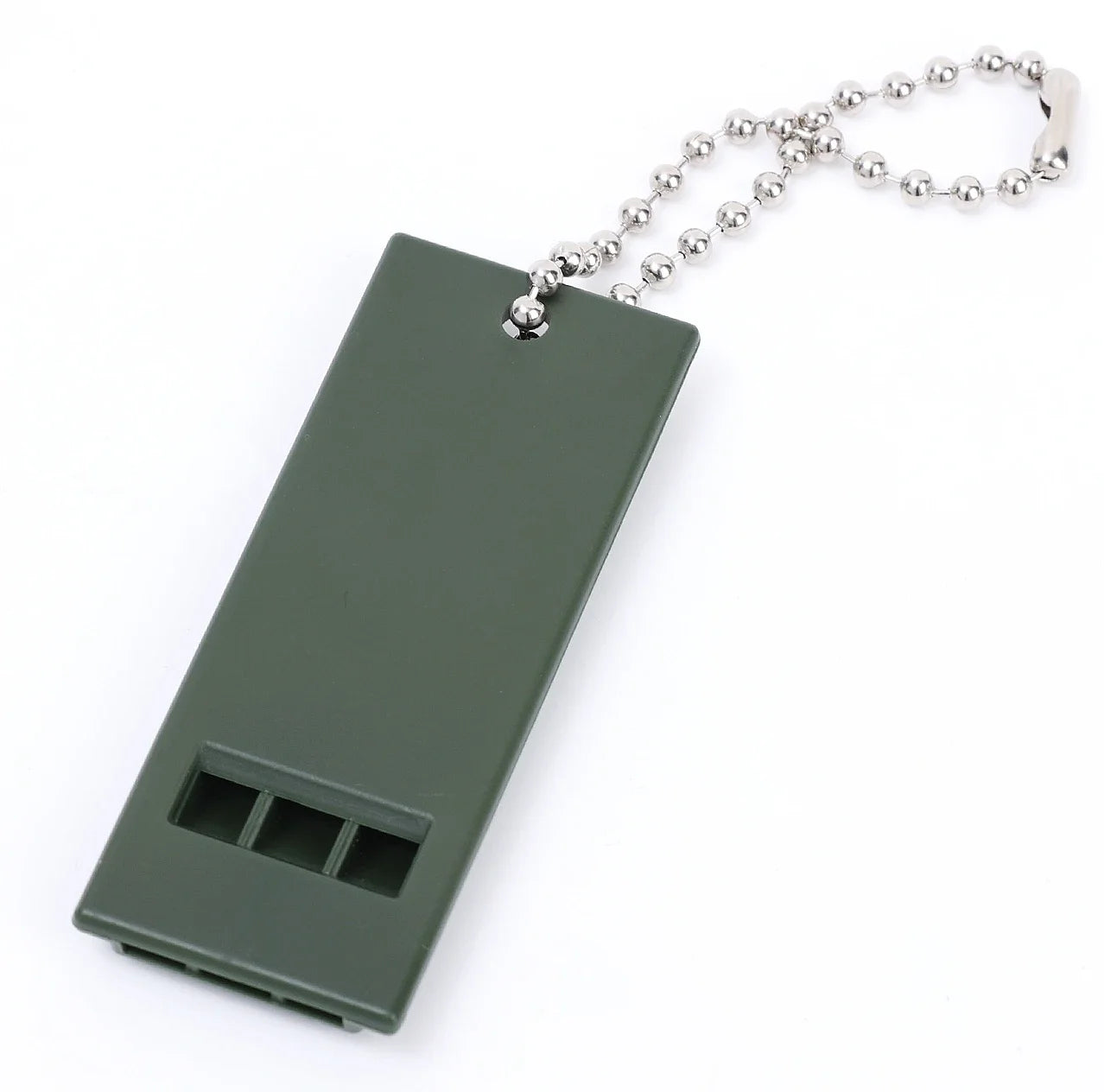 150dB 3-Frequency Survival Whistle - Aluminum Alloy Emergency Keychain for Camping/Hiking, Windproof Hiking Accessories Edc Tool