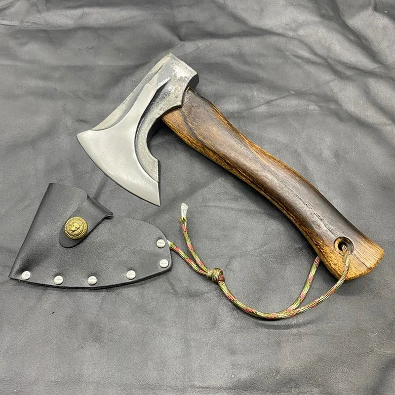 Tactical Survival Ax Camping Supplies Professional Hatchet for Firewood Hand Axe Survival Accessories Portable Ax Cutting Wood