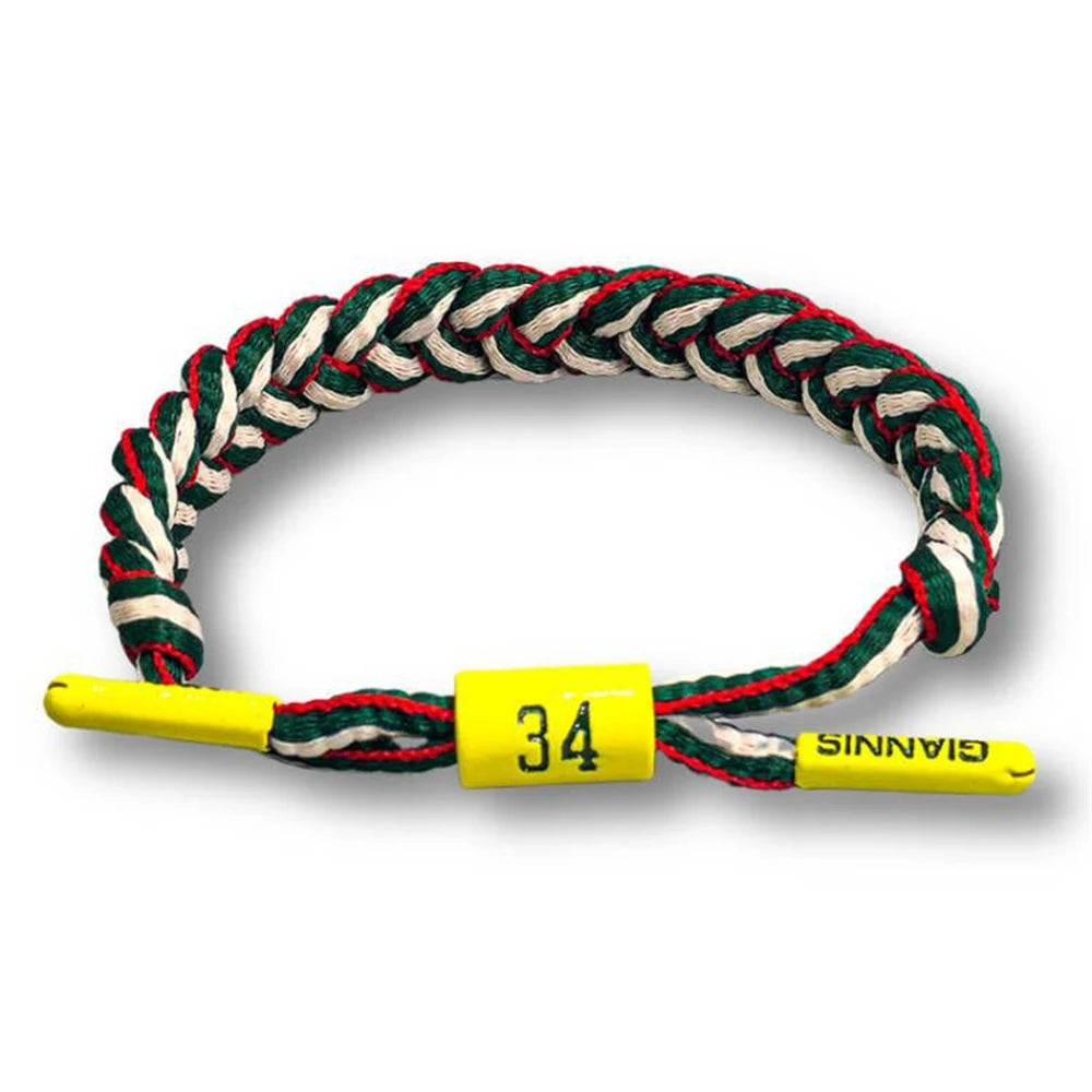 Sport Style Men Hand Woven Number Rope Bracelet Couple Adjustable Paracord Bracelet For All Ages Basketball Fan Souvenir Gift