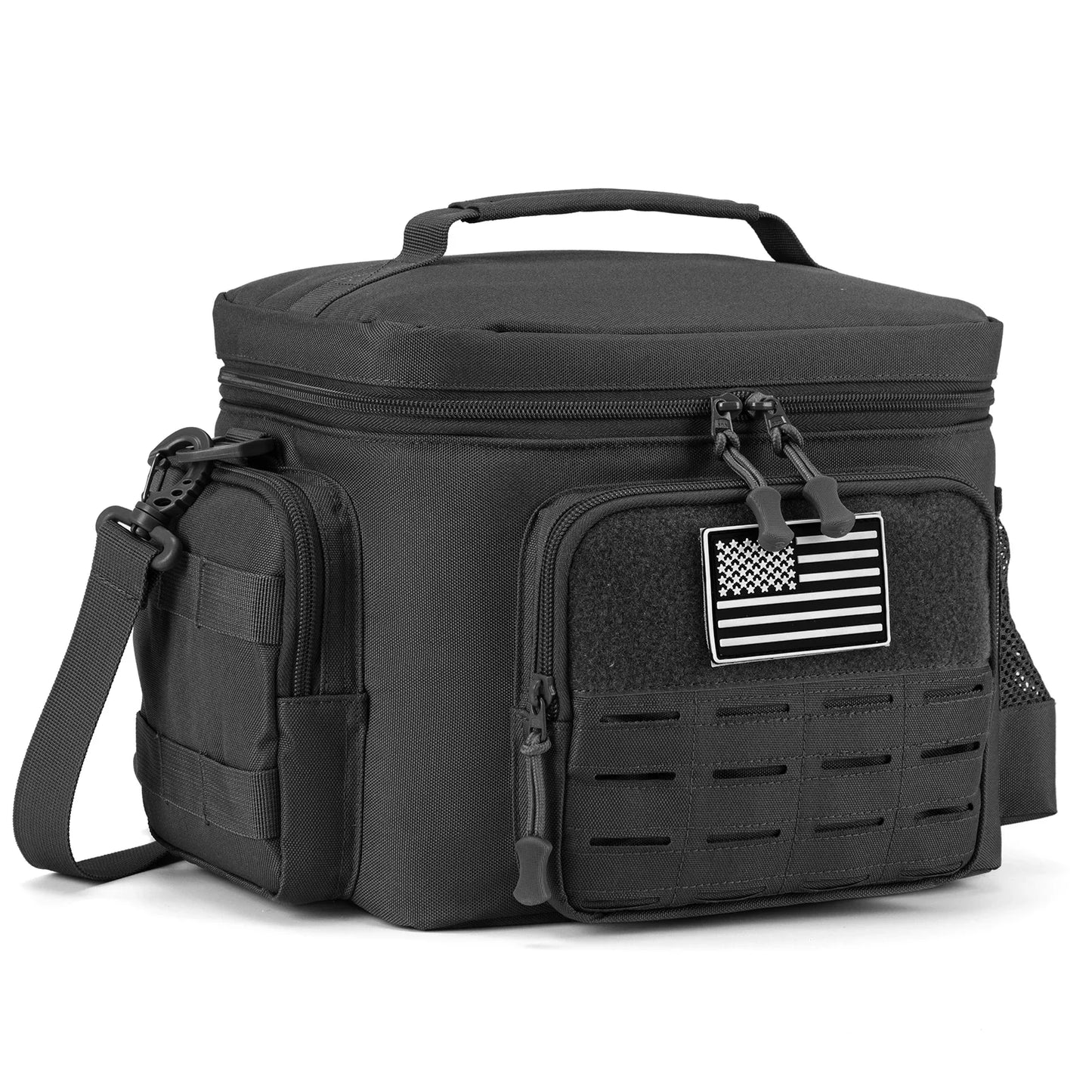 Tactical Lunch Box for Men Outdoor Heavy Duty Lunch Bag Work Leakproof Insulated Durable Thermal Cooler Bag Meal Camping Picnic