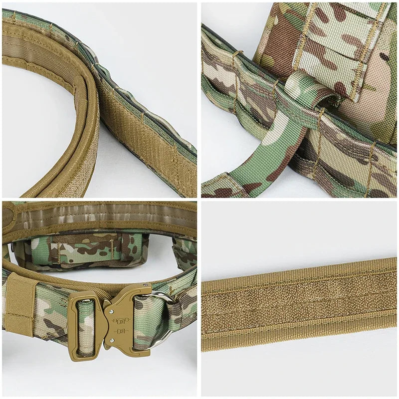 ARTEX Outdoor 1000D Nylon Battle Belt Sets Duty Belts Law Enforcement Airsoft Utility Belt with Mag Pouches