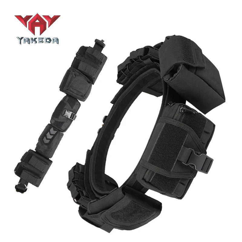 Yakeda Gear User Outdoor Black Hunting Tactics Law Enforcement Duty Security Traffic air gun Belt airsoft equipment Camo
