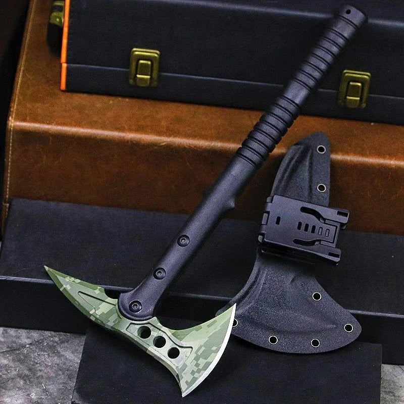 American high hardness tactical axe Multi-purpose outdoor camping axe fire rescue jungle adventure, logging axe