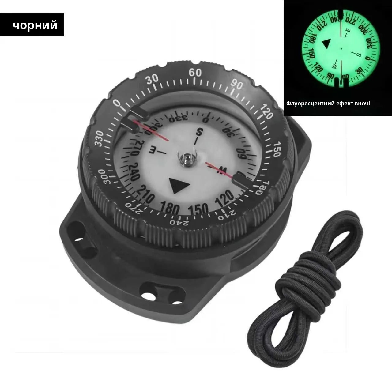 Profional ade Diver's Cass Fluorescent Underwater 50m Deep Sea Navigation Watch oproof Water Resistant Wristwatch