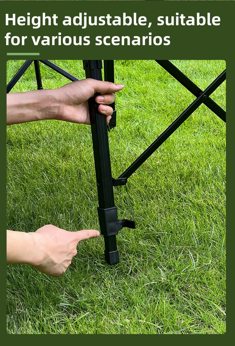 Tryhomy Outdoor Camping IGT Table IGT 6 Unit Table Portable Aluminum Alloy Ultralight Fold Camping Desk BBQ Picnic IGT Table New