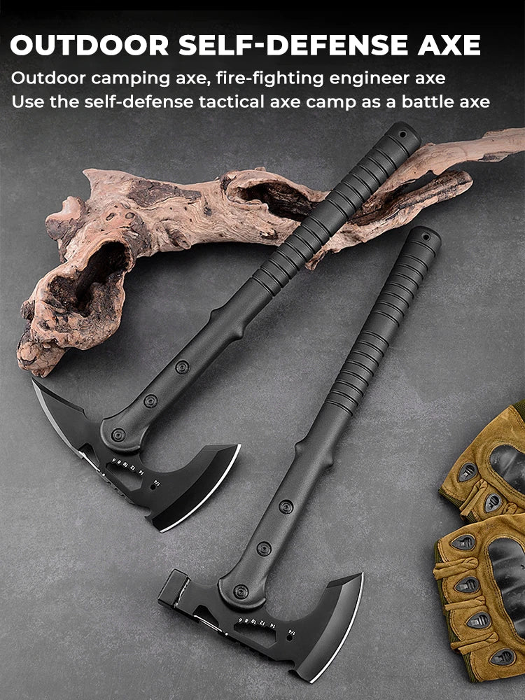 Outdoor Axe,High carbon steel Woodworking Axe multifunctional survival hatchet Camping Supplies Tactical Hunting Tools