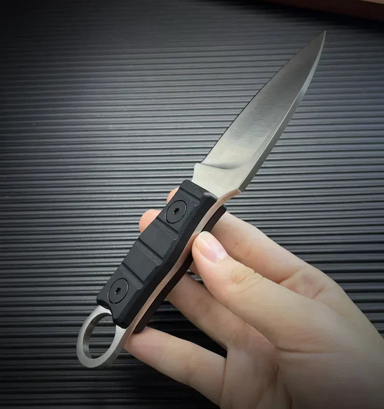 Outdoor  Straight Knife High Hardness SurvivalKknife Camping EDC Portable Utility Knife K Sheath Hunting Camping Tool