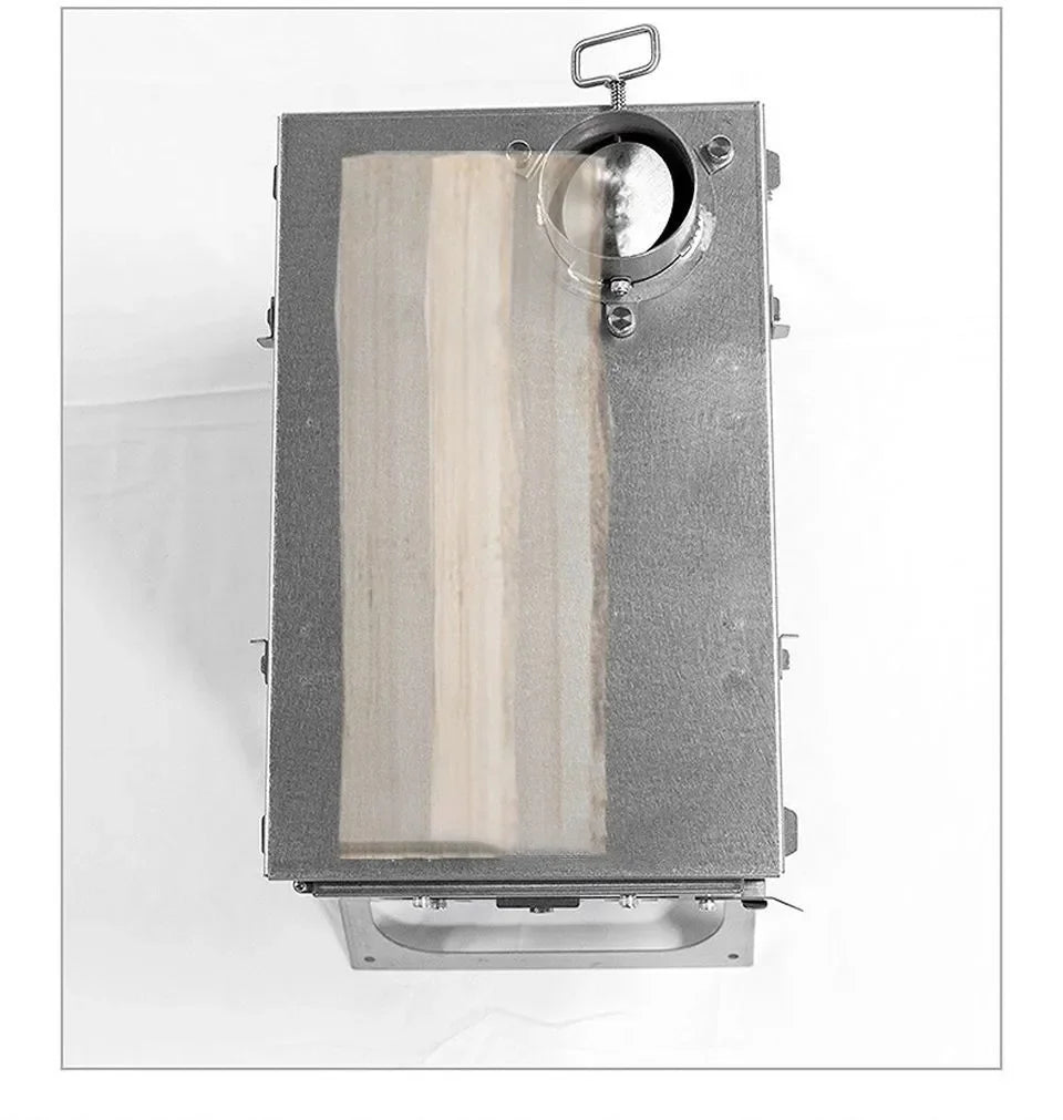 Tryhomy 1mm Titanium Wood Stove Folding Ultralight Camping Stove Brazier Portable Tent Fire Wood Heater Burner with Accessories