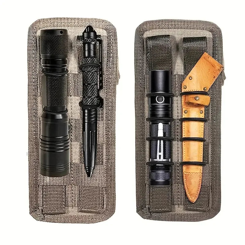 10pcs MOLLE Elastic Nylon Webbing Ribbon Buckle Outdoor Hiking Hunting Backpack Vest PTT Antenna Stick Pipe Binding Retainer