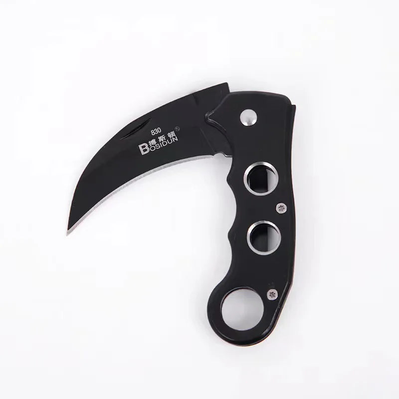 Outdoor Eagle Claw Military Knife Curved Detached Express Short Personalized Carrying Wolf Folding Knife Camping Survival Knife