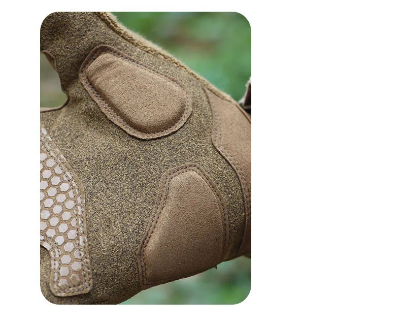 Men Tactical Gloves Touch Screen Cycling Sports Outdoor Motorcycle Riding Bike Running Outdoor Anti Slip Shock Absorption Gloves