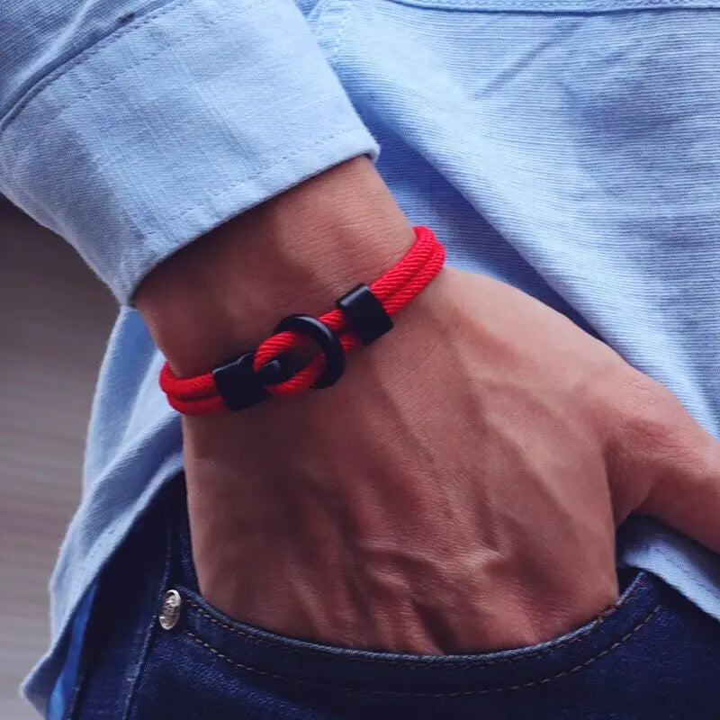 Novel Grade A Rope Bracelet Men Double Layer Outdoor Camping Braclet Homme Accessories Survival Paracord Braslet Gift For Him