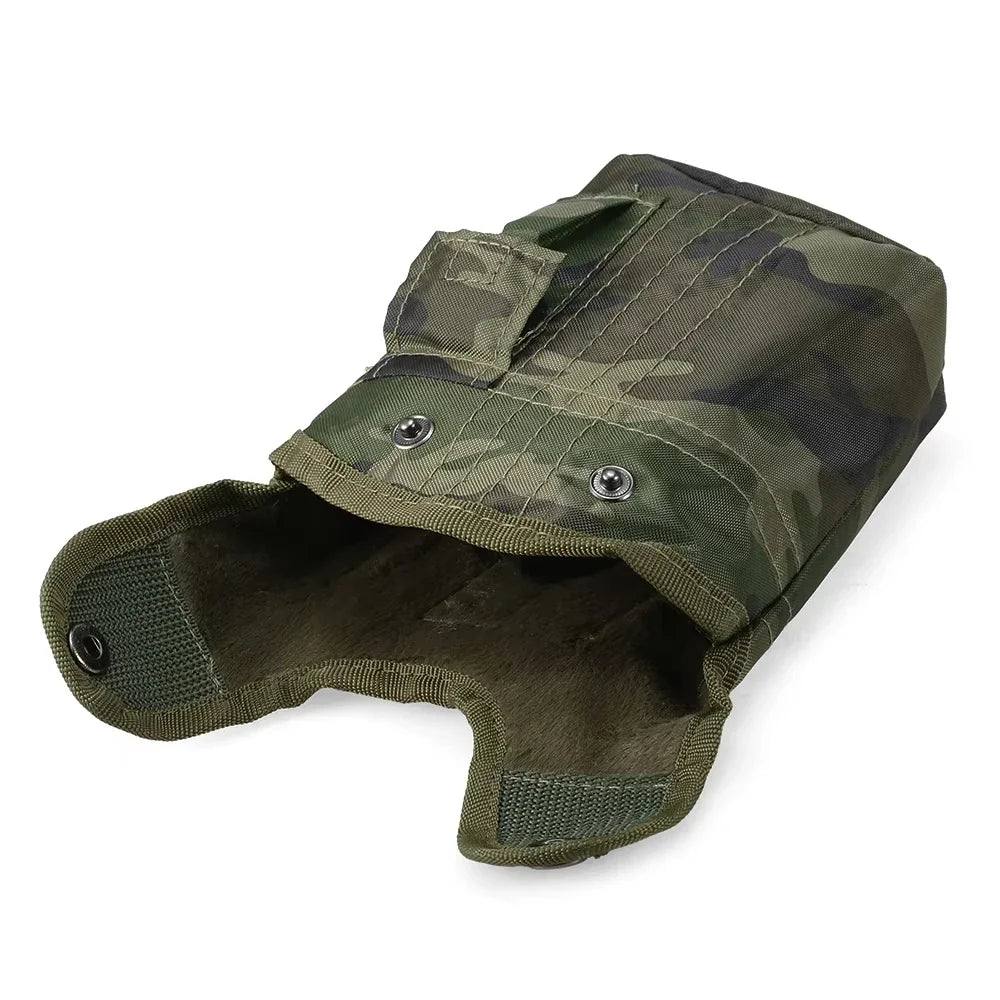 Outdoor Camouflage Military Canteen Bottle Backpacking Survival Water Kettle Camping Hiking Bottle 1L Large-capacity Kettle