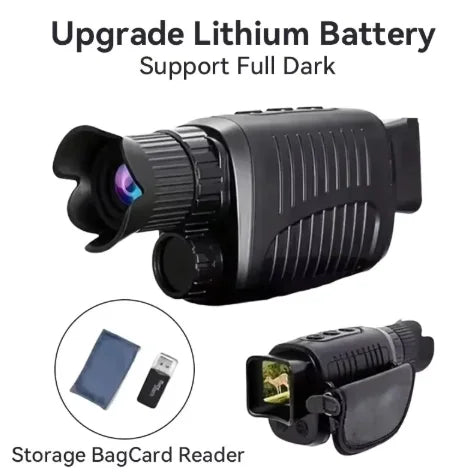 Monocular Night Vision Device 1080P HD Infrared Camera 5X Digital Light Zoom Hunting Telescope Outdoor Search Full Darkness 300m