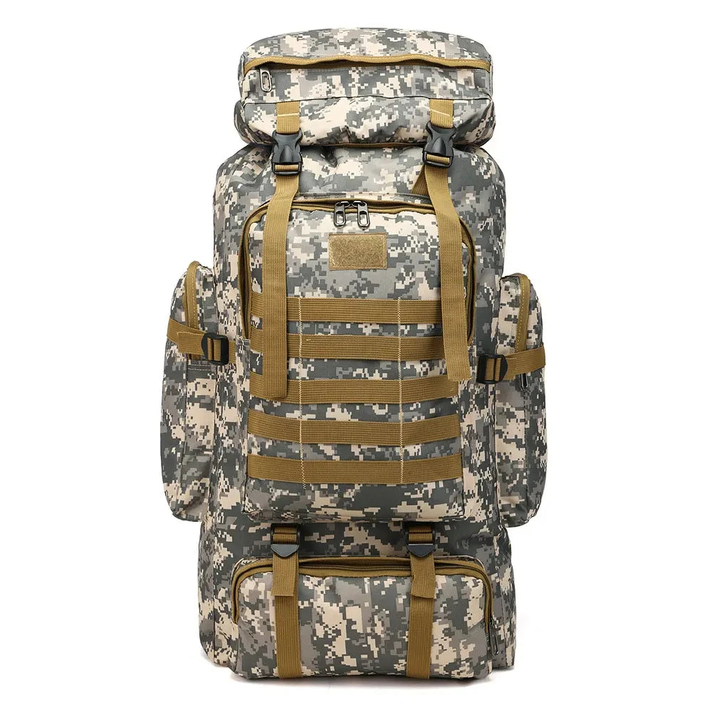80L Camping Backpack Men Bags Molle Tactical Rucksack For Outdoor Climbing Hiking Travel Back Packs mochila hombre