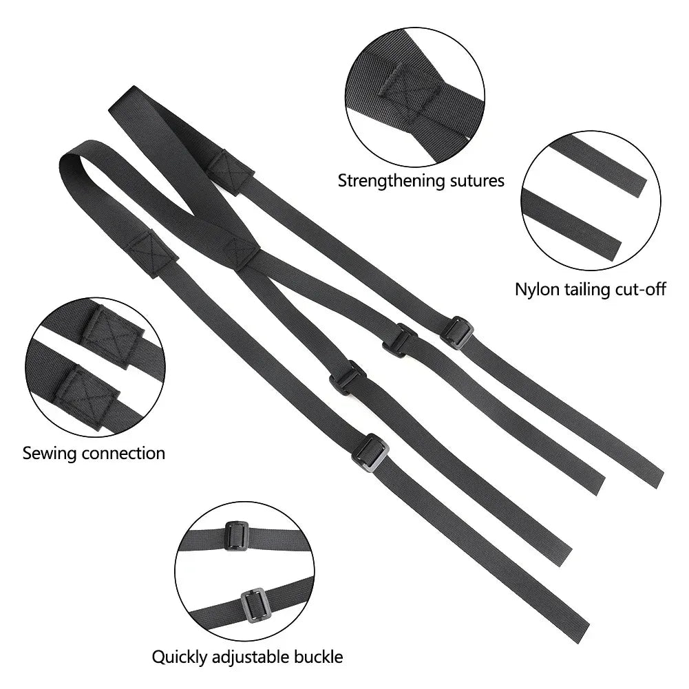 Tactical MOLLE Harness Nylon Shoulder Straps Heavy-Duty Gear for Outdoor Airsoft Hiking Camping Hunting Tactical Missions